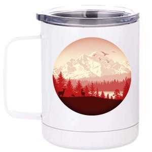 Mountain Wilderness Wildlife 12 oz Stainless Steel Tumbler Cup