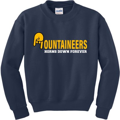 Mountainiers Hornbs Down Forever Kids Sweatshirt