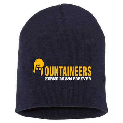 Mountainiers Hornbs Down Forever Short Acrylic Beanie