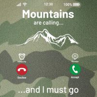 Mountains Are Calling Funny Nature Design Legacy Tie Dye Trucker Hat