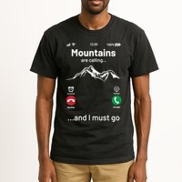 Mountains Are Calling Funny Nature Design Tall T-Shirt