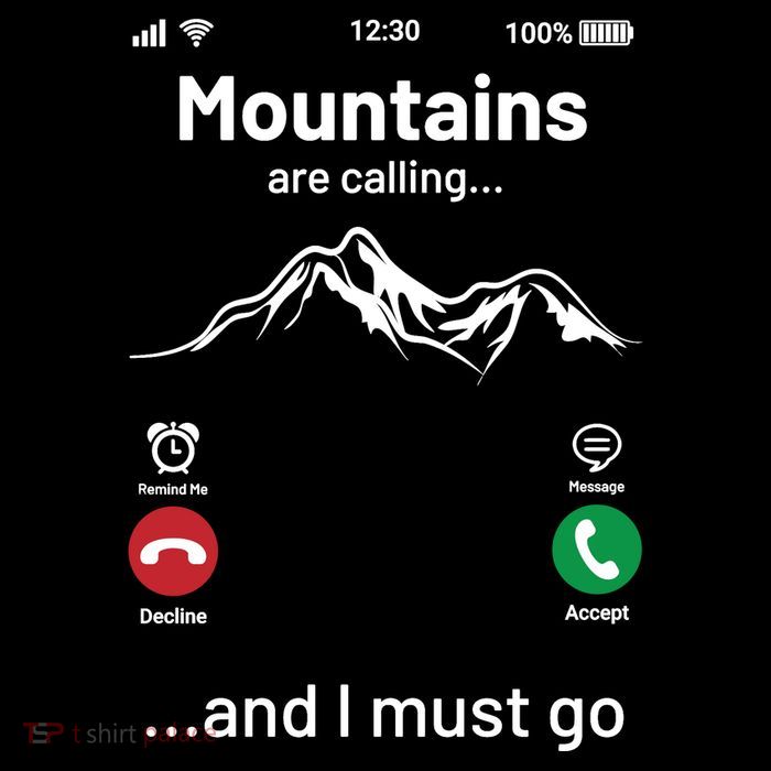 Mountains Are Calling Funny Nature Design Wool Snapback Cap