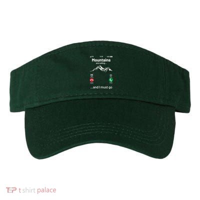 Mountains Are Calling Funny Nature Design Valucap Bio-Washed Visor