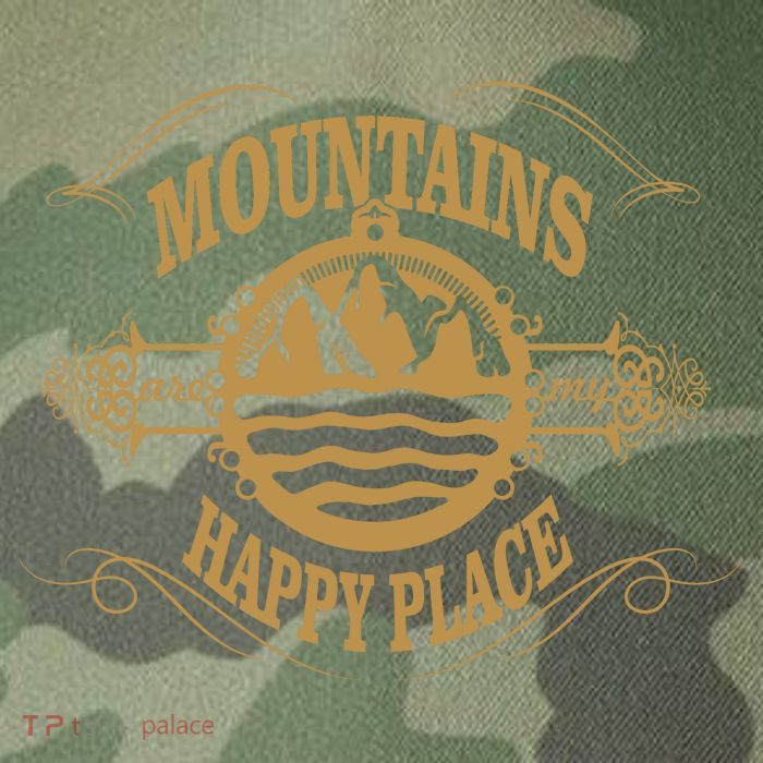 Mountains Are My Happy Place Legacy Tie Dye Trucker Hat