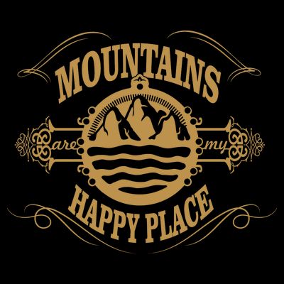 Mountains Are My Happy Place T-Shirt