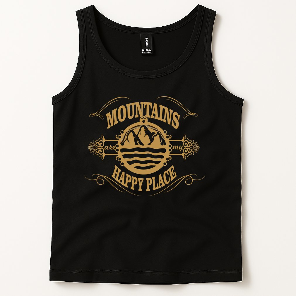 Mountains Are My Happy Place Tank Top