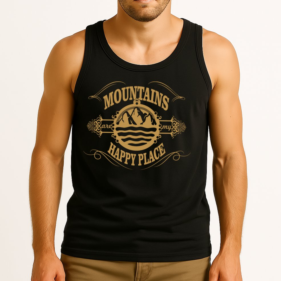 Mountains Are My Happy Place Tank Top
