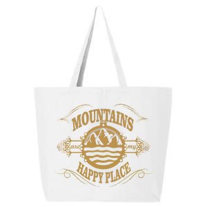 Mountains Are My Happy Place 25L Jumbo Tote