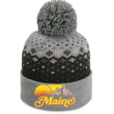 Mountains In Maine The Baniff Cuffed Pom Beanie