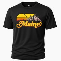 Mountains In Maine Cooling Performance Crew T-Shirt