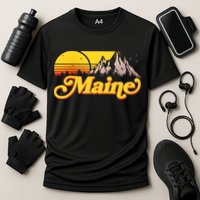 Mountains In Maine Cooling Performance Crew T-Shirt