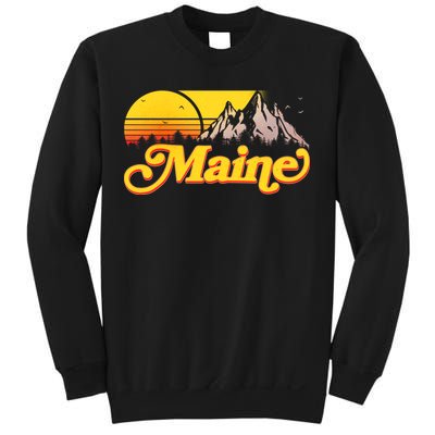 Mountains In Maine Sweatshirt