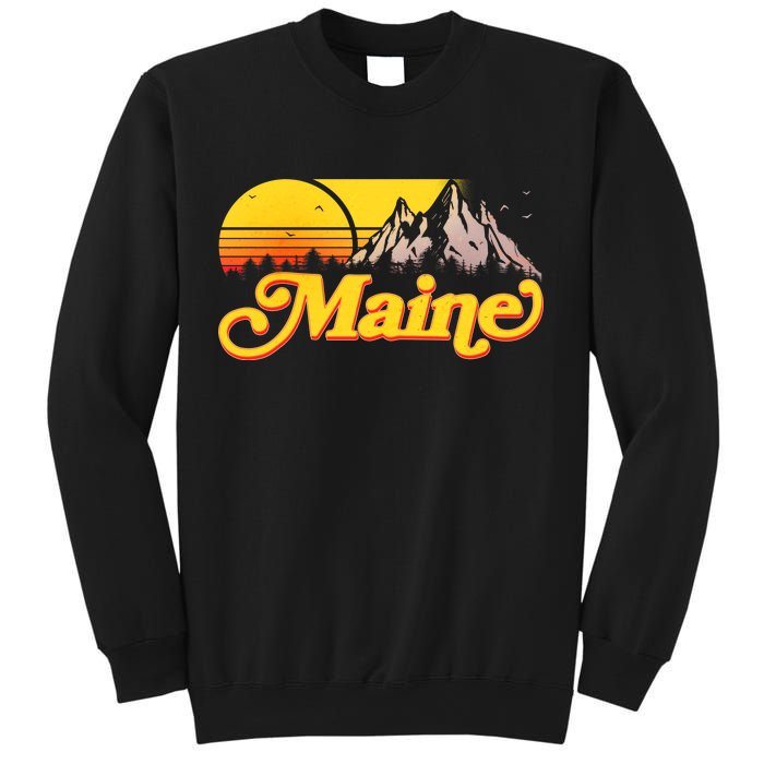 Mountains In Maine Sweatshirt