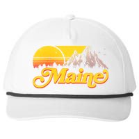 Mountains In Maine Snapback Five-Panel Rope Hat