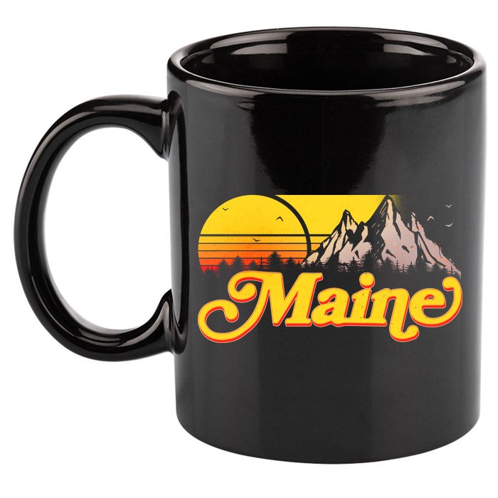 Mountains In Maine 11oz C Handle Ceramic Mug