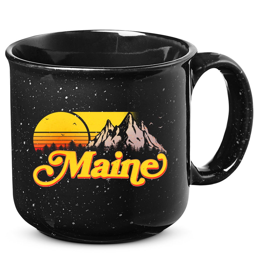 Mountains In Maine 15oz Campfire Ceramic Mug