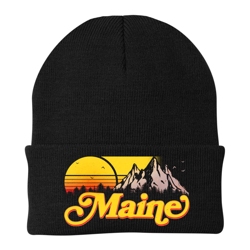 Mountains In Maine Beanie