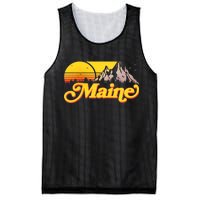 Mountains In Maine Mesh Reversible Basketball Jersey Tank