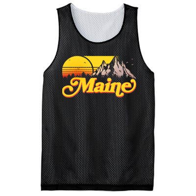 Mountains In Maine Mesh Reversible Basketball Jersey Tank