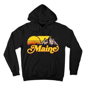 Mountains In Maine Tall Hoodie