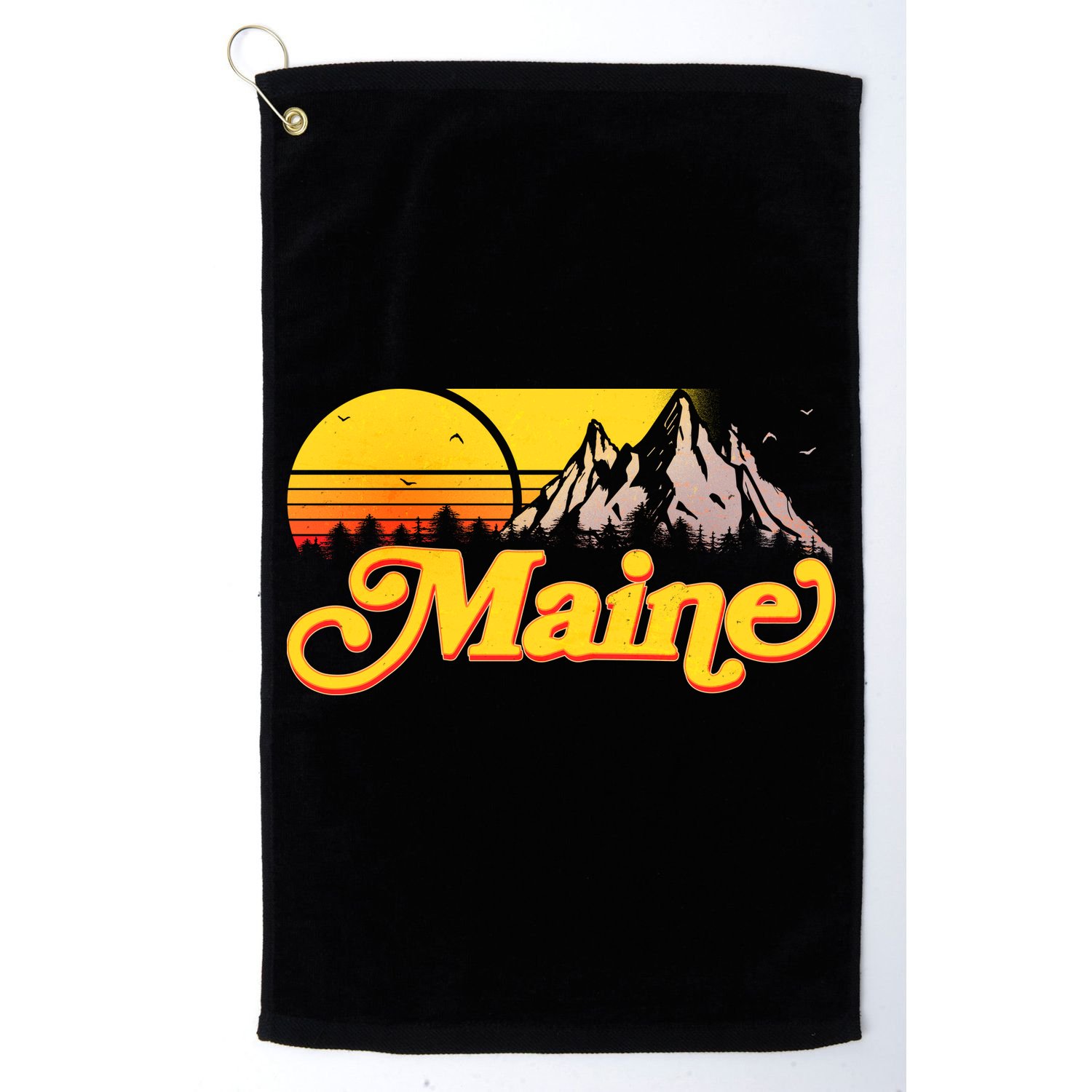 Mountains In Maine Golf Towel