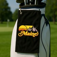 Mountains In Maine Golf Towel