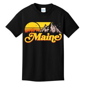 Mountains In Maine Kids T-Shirt