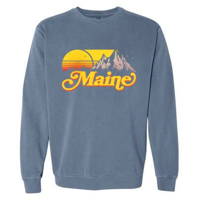 Mountains In Maine Garment-Dyed Sweatshirt