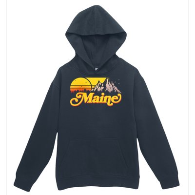 Mountains In Maine Urban Pullover Hoodie