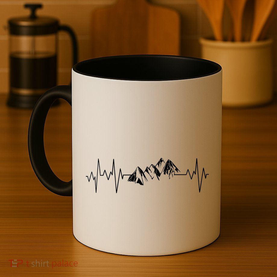 Mountains In My Heartbeat Pulse  Mug