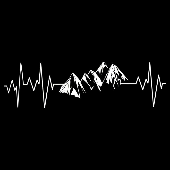 Mountains In My Heartbeat Pulse  Wool Snapback Cap