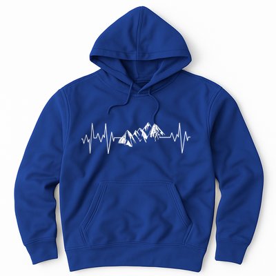 Mountains In My Heartbeat Pulse  Hoodie