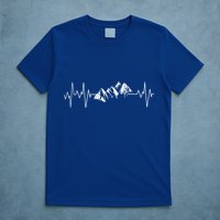 Mountains In My Heartbeat Pulse  T-Shirt