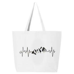 Mountains In My Heartbeat Pulse  25L Jumbo Tote