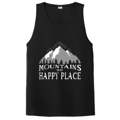 Mountains Is My Happy Place PosiCharge Competitor Tank