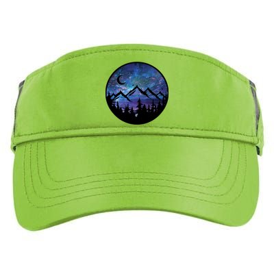 Mountains Star Night Sky Adult Drive Performance Visor