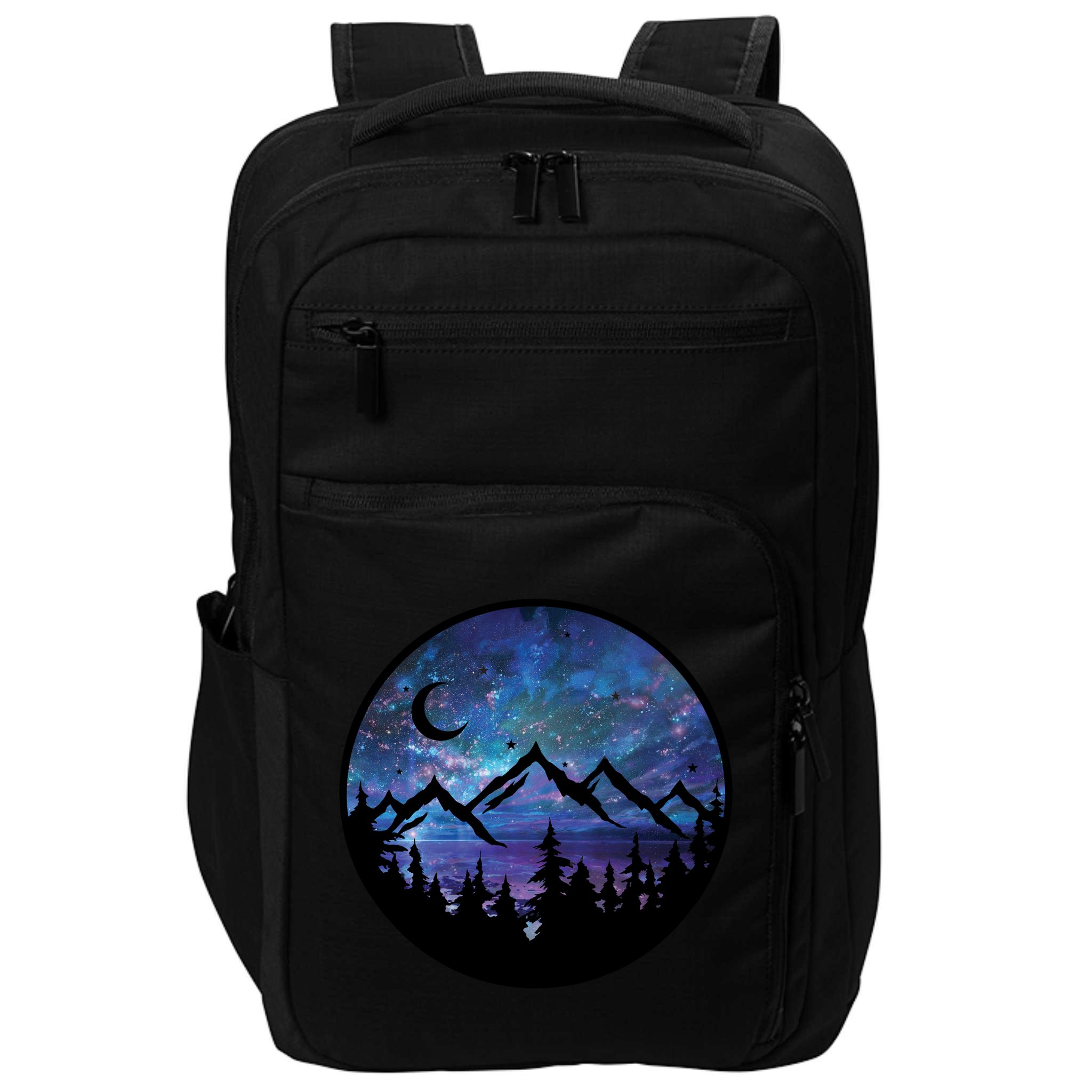 Mountains Star Night Sky Impact Tech Backpack