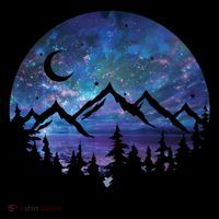 Mountains Star Night Sky Backpack