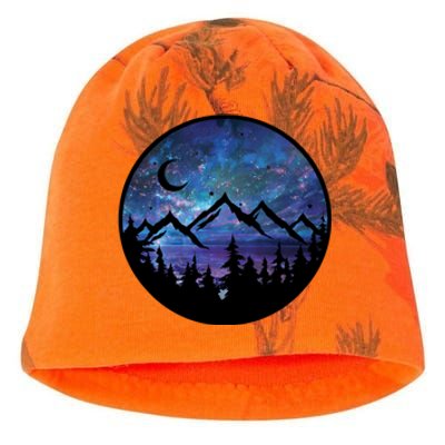 Mountains Star Night Sky Kati - Camo Knit Beanie