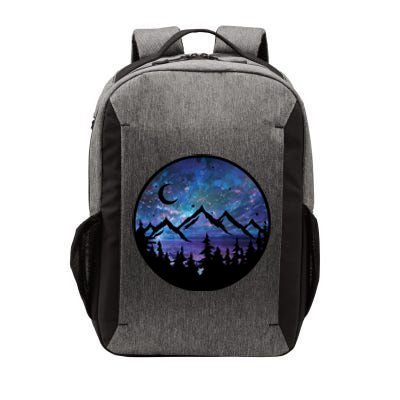 Mountains Star Night Sky Vector Backpack