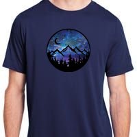 Mountains Star Night Sky Adult ChromaSoft Performance T-Shirt