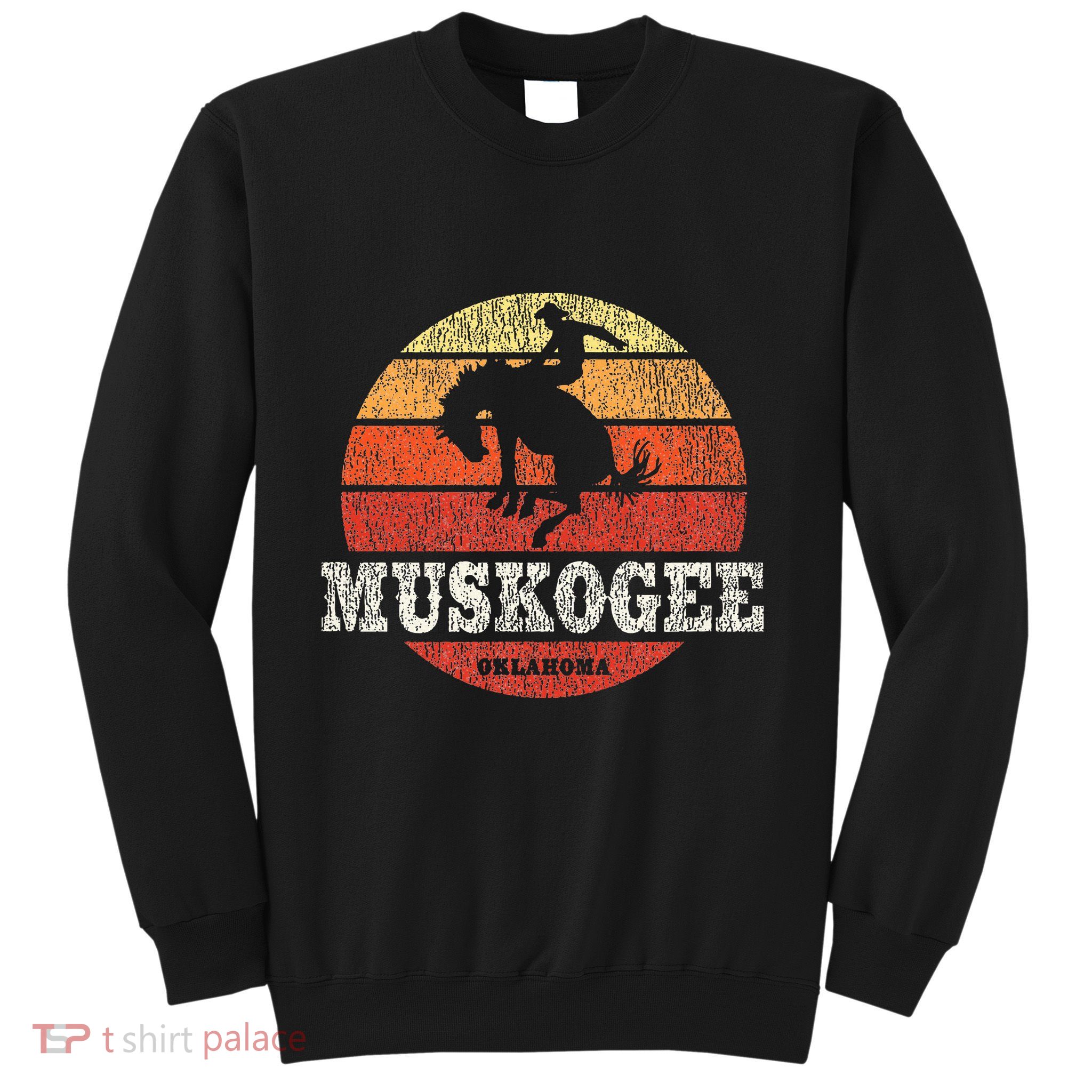 Muskogee Ok Vintage Country Western Retro Sweatshirt