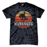 Muskogee Ok Vintage Country Western Retro Tie-Dye T-Shirt