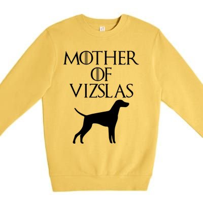 Mother Of Vizslas Husky Premium Crewneck Sweatshirt