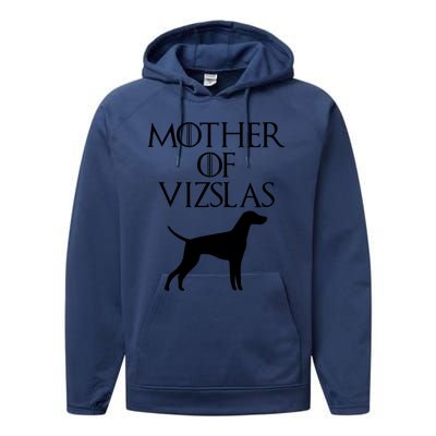 Mother Of Vizslas Husky Performance Fleece Hoodie