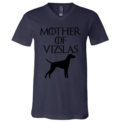 Mother Of Vizslas Husky V-Neck T-Shirt