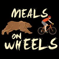 Meals On Wheels Cycling & Nature Design For Mountain Biker City Backpack