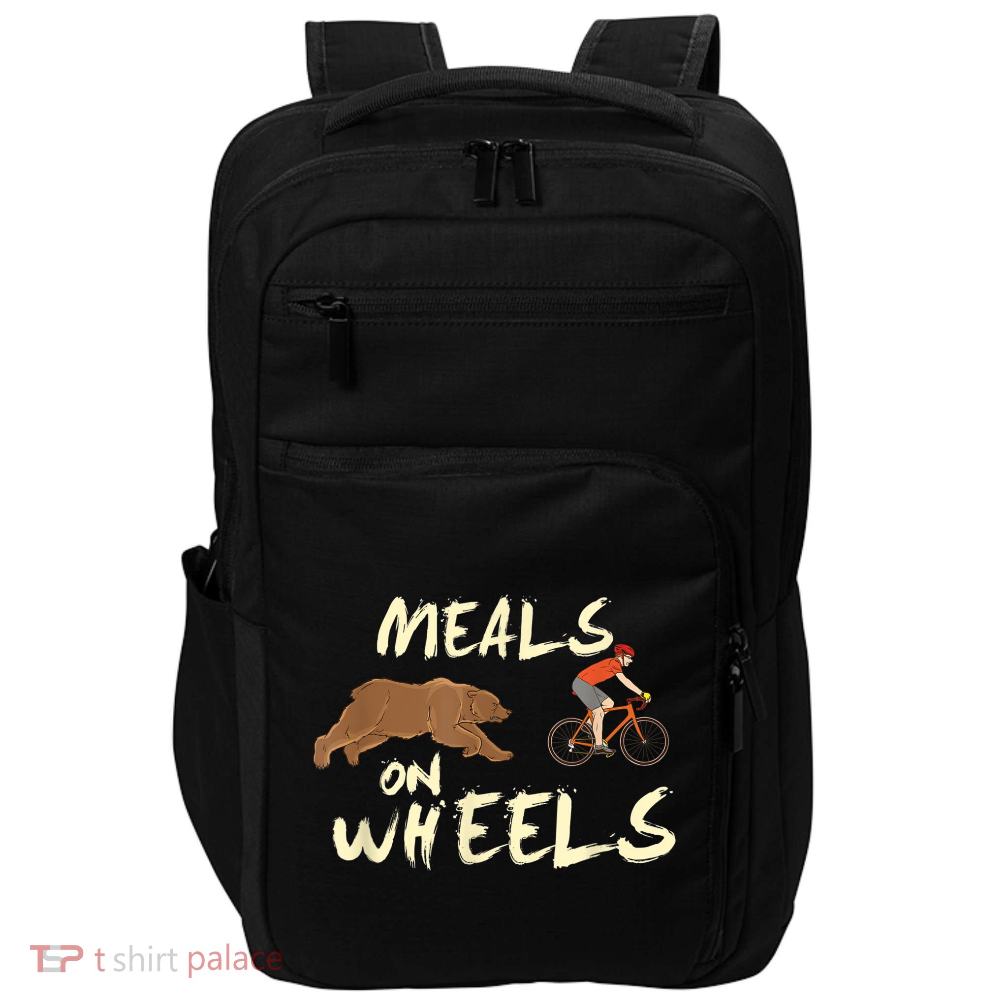 Meals On Wheels Cycling & Nature Design For Mountain Biker Impact Tech Backpack