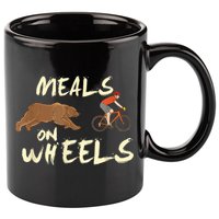Meals On Wheels Cycling & Nature Design For Mountain Biker 11oz C Handle Ceramic Mug