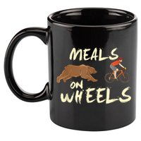 Meals On Wheels Cycling & Nature Design For Mountain Biker 11oz C Handle Ceramic Mug